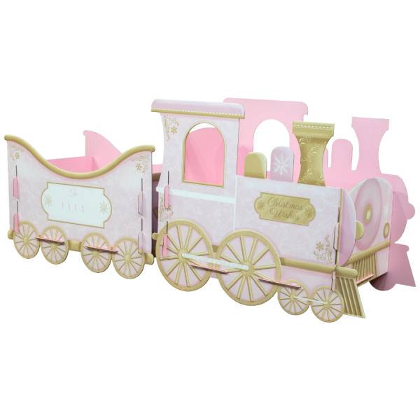 Pink Christmas Express Train & Carriage Gift Box