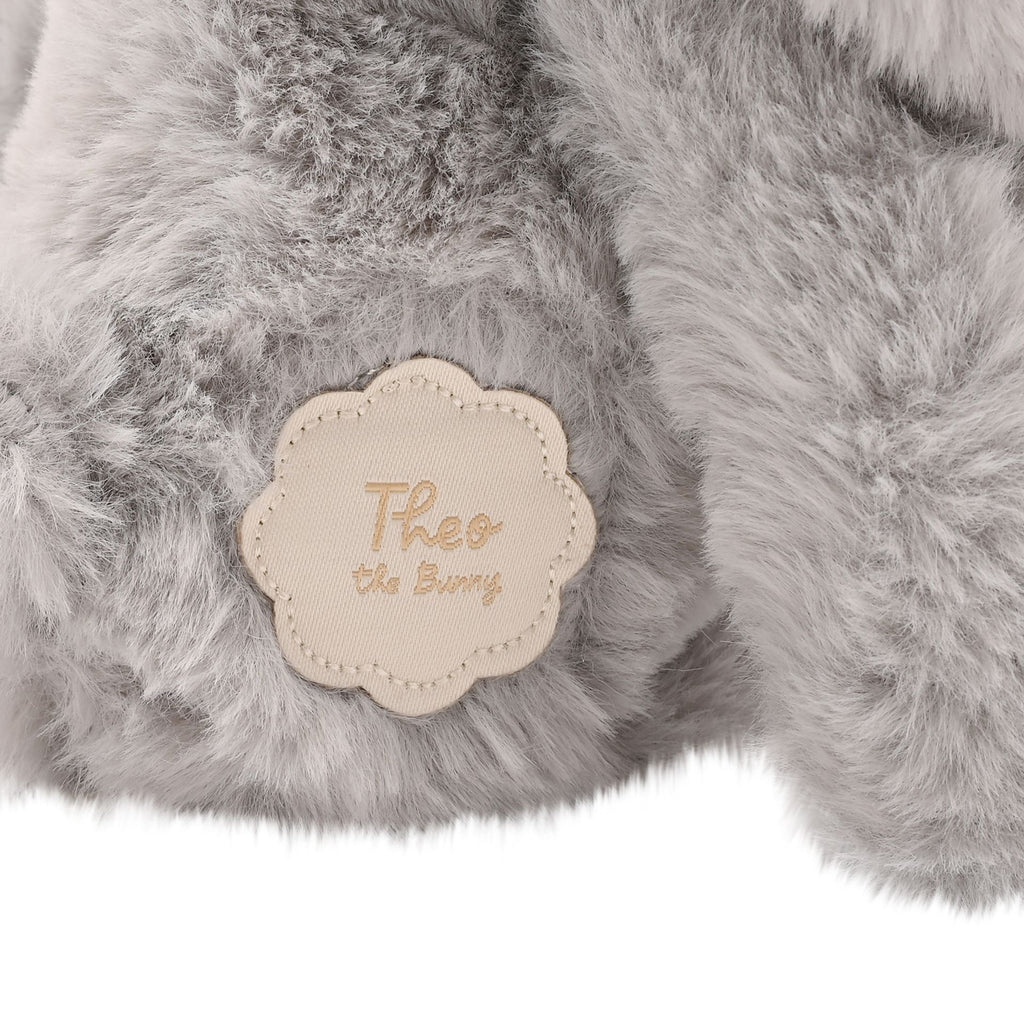 Theo The Plush Long  Leg Grey Bunny  35 cm