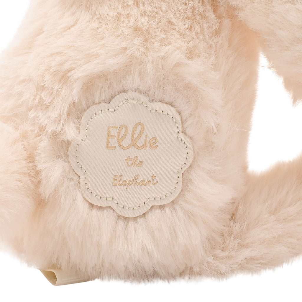 Ellie The Plush Long Leg Cream Elephant 35 cm