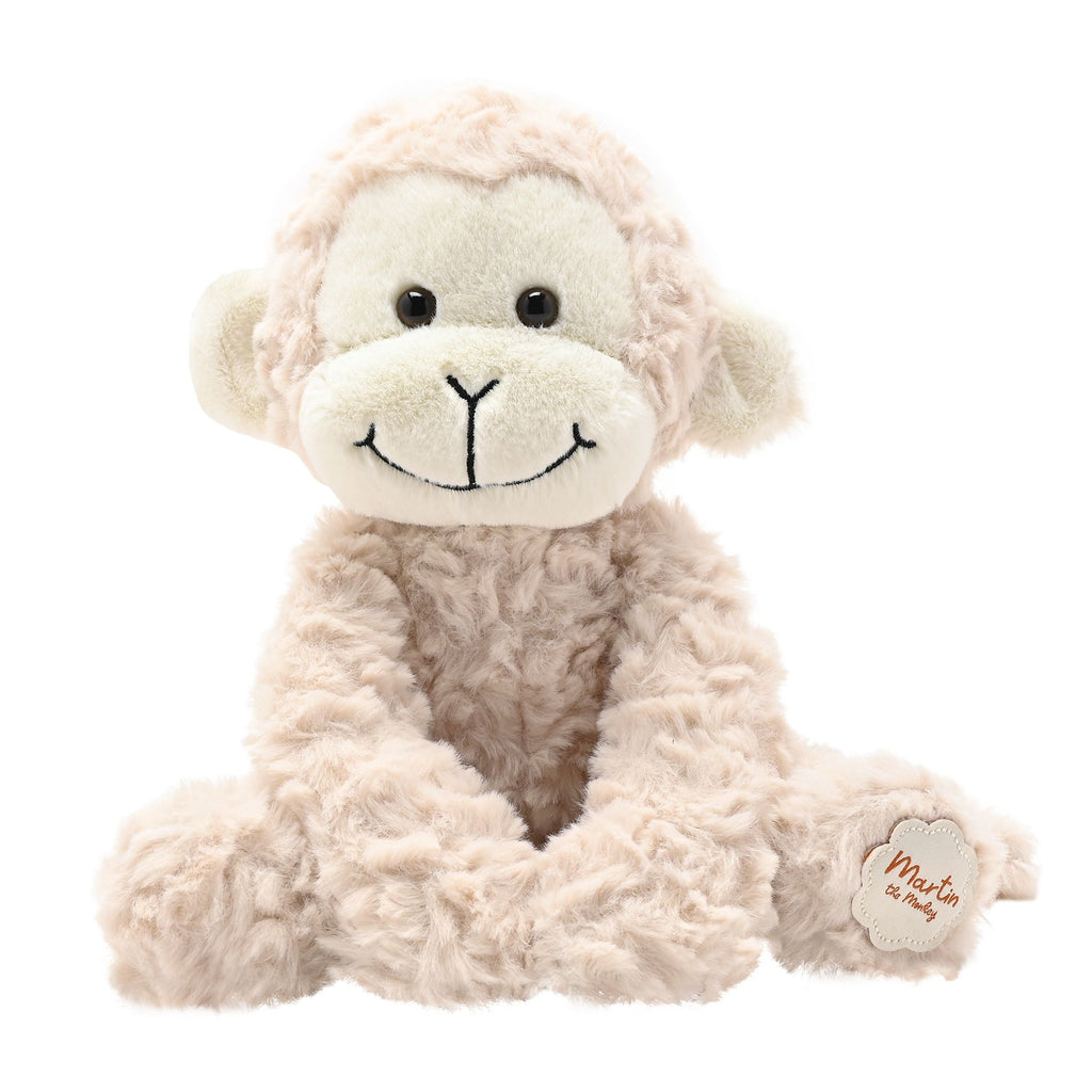 Martin The Plush Sitting Light Brown Monkey 22 cm