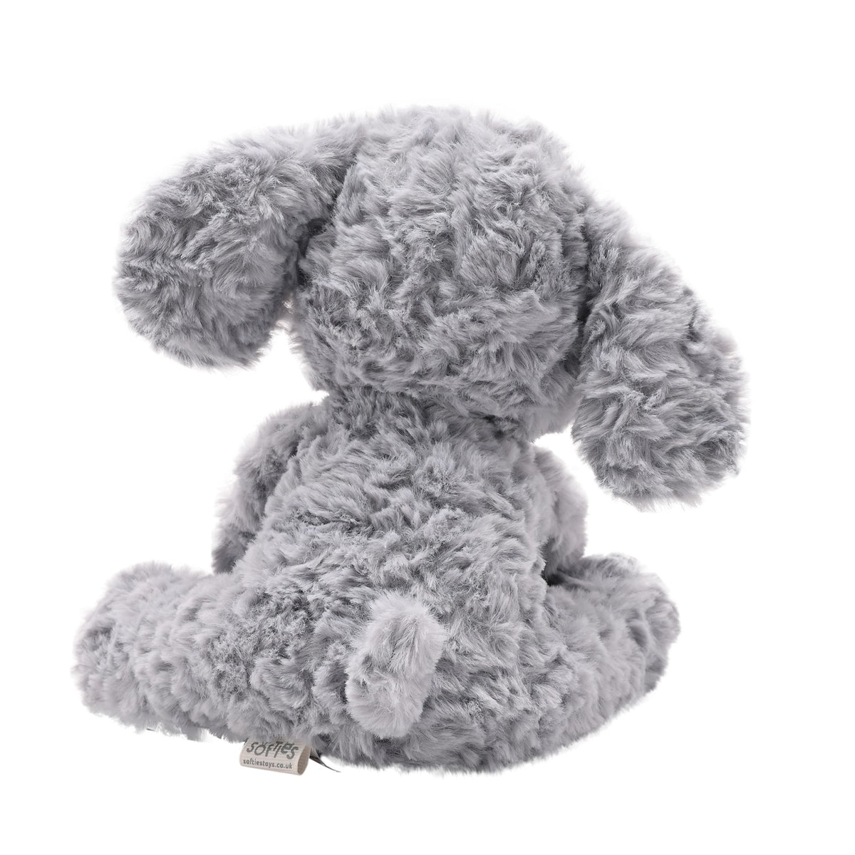 Ethel The Plush Sitting Grey Elephant 22 cm