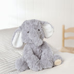 Ethel The Plush Sitting Grey Elephant 22 cm