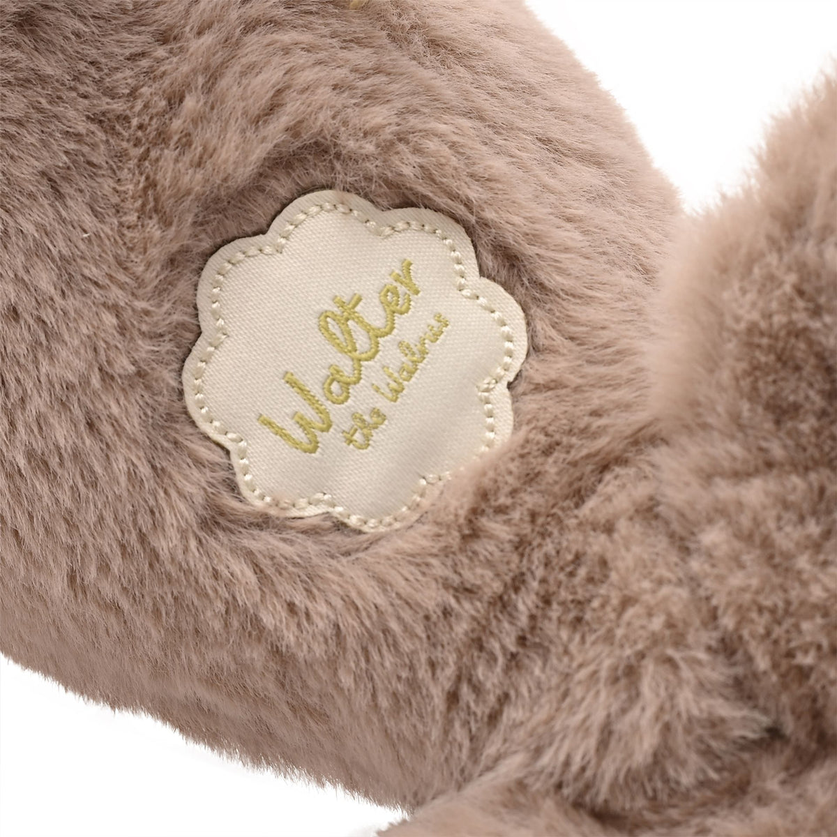 Walter The Plush Brown Walrus Glow In The Dark Teeth 30 cm