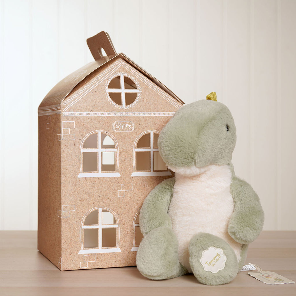 Tommy The Plush Green Dinosaur 30 cm